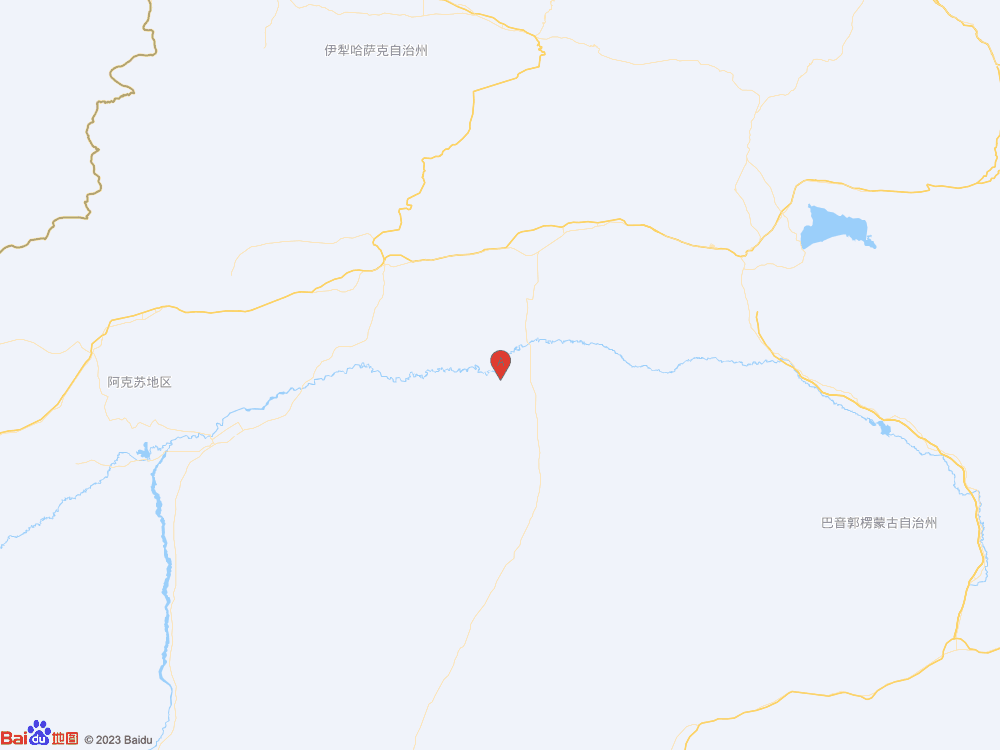 新疆阿克苏地区库车市（北纬40.96度，东经83.98度）发生3.6级地震